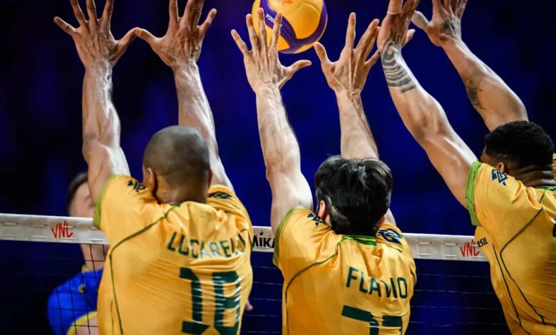 Brasil pega Itália atrás de reabilitação na Liga das Nações de vôlei