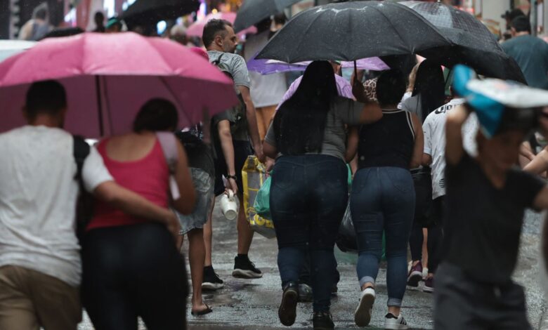 Inmet: instabilidades provocam chuva em grande parte do país