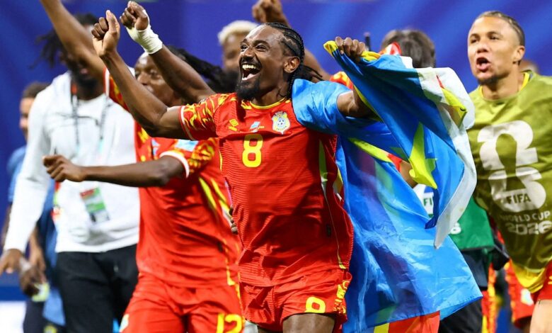 Congo vence de virada e segue na Copa, assim como Colômbia e Portugal