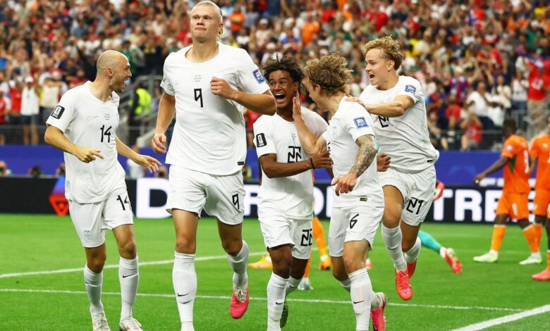 Haaland decide, Noruega vence Costa do Marfim e vai pegar o Brasil