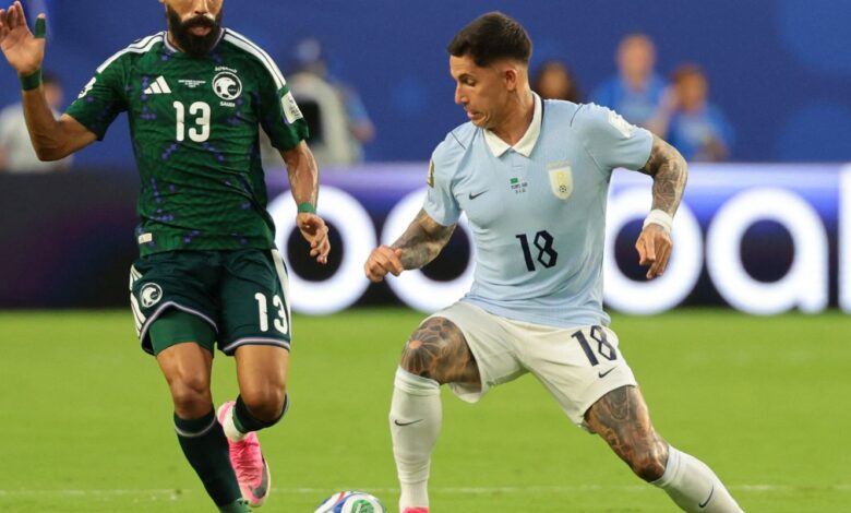 Uruguai arranca 1 a 1 com Arábia Saudita em estreia do Grupo H da Copa