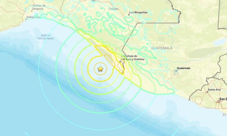 Terremoto de magnitude 7,4 atinge Puerto Madero, no México