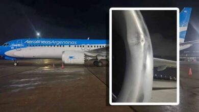Avião de companhia argentina identifica impacto de drone no Galeão