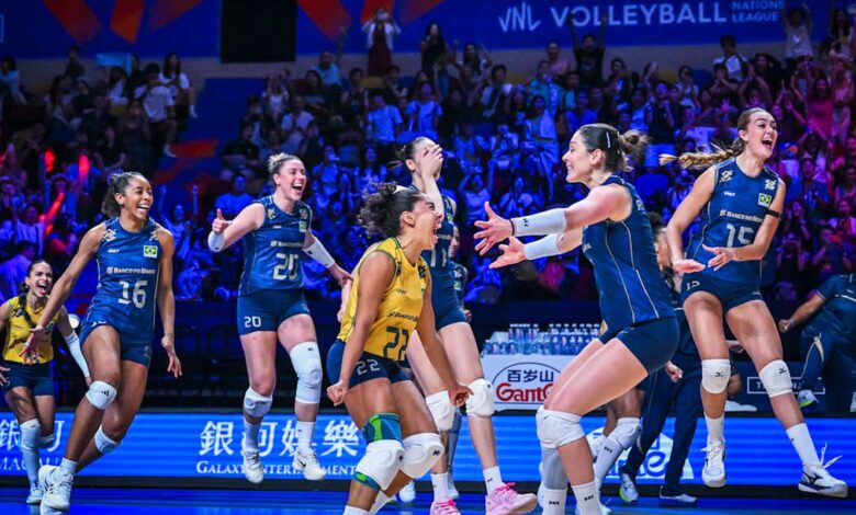 Brasil bate favorita Itália e terá Turquia na final da Liga das Nações