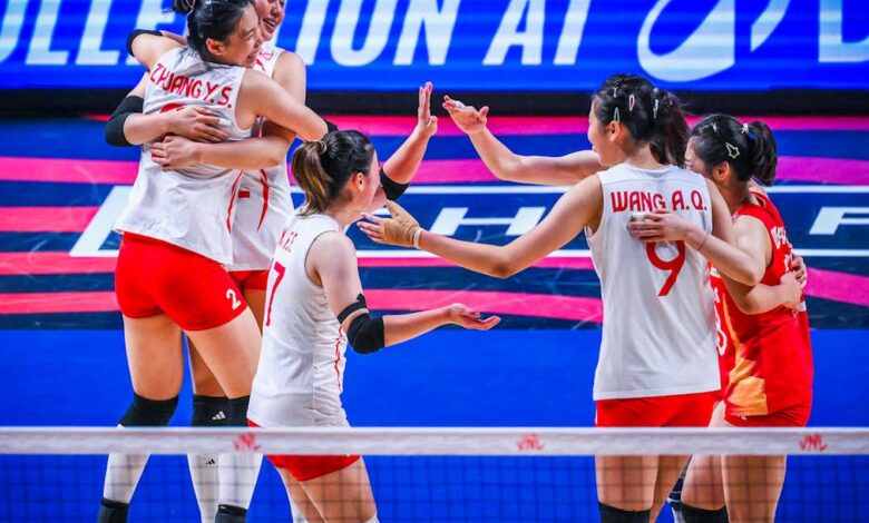 China surpreende EUA e vai à semi da Liga das Nações de vôlei feminino