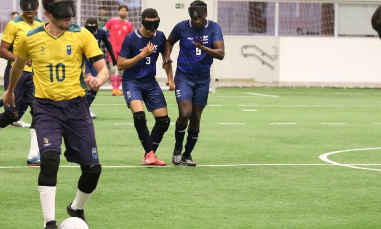 Brasil abre ciclo do futebol de cegos com Jogos Parasul-Americanos