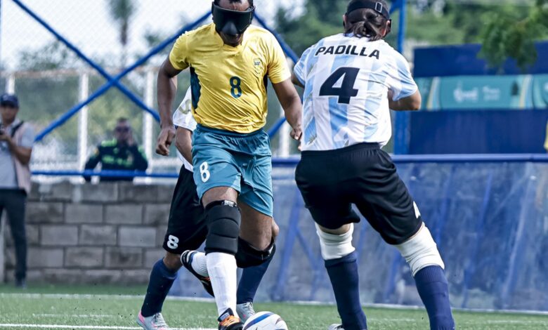Brasil encerra Jogos Parasul-Americanos com ouro no futebol de cegos
