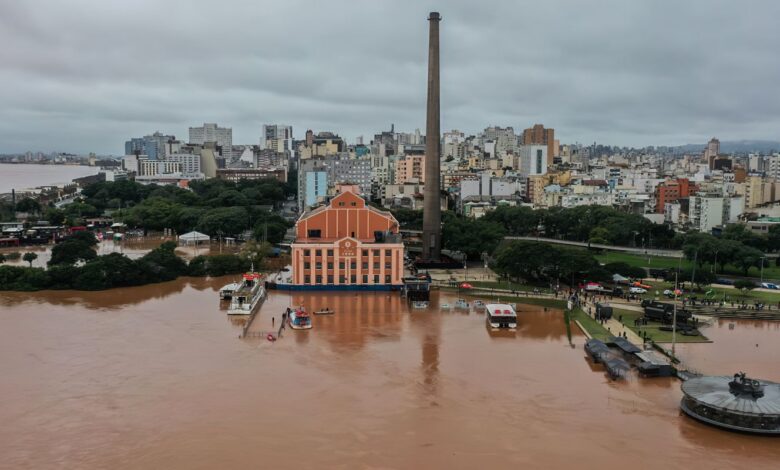Rio Guaíba pode atingir cota de alerta até sexta-feira em Porto Alegre