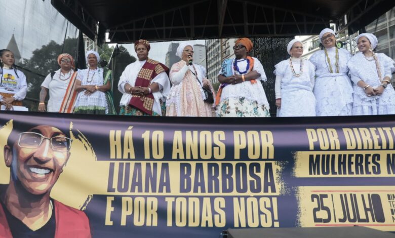 Homenagem a Luana Barbosa marca a 11ª Marcha das Mulheres Negras em SP