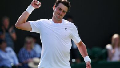 João Fonseca crava segunda vitória no Torneio de Wimbledon, em Londres