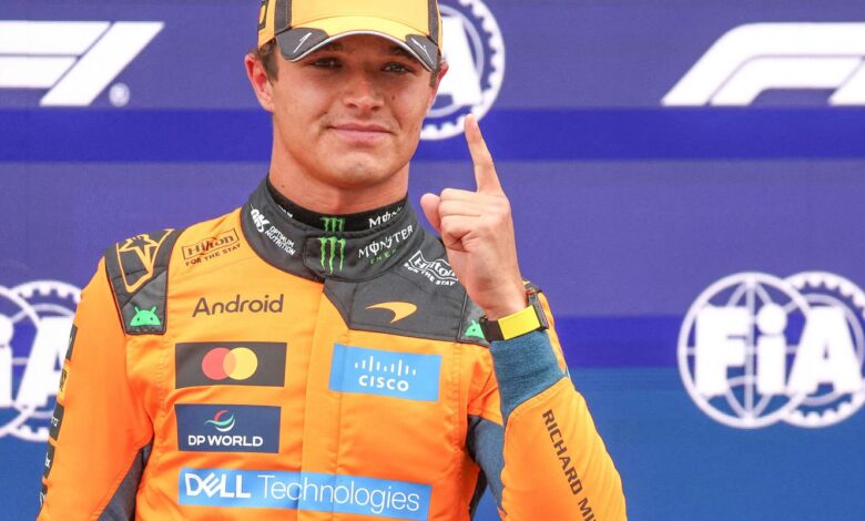 Lando Norris faz a pole do GP da Holanda; Bortoleto larga em nono