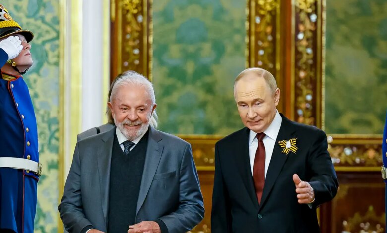 Lula conversa com Putin sobre comércio e geopolítica