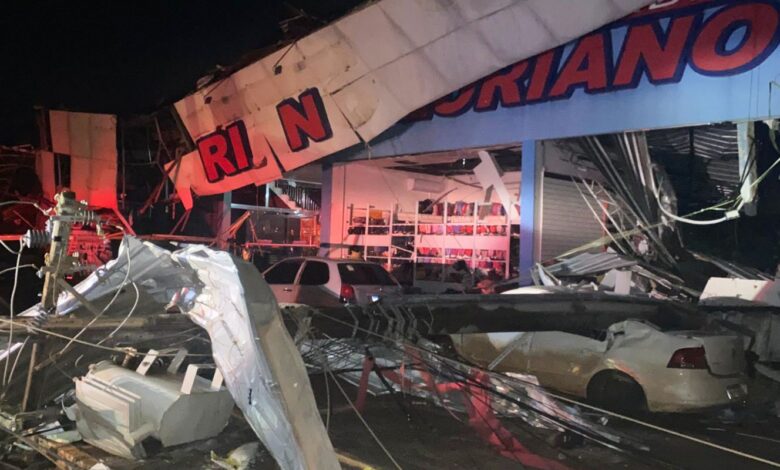 RS: Defesa Civil confirma uma morte e cinco feridos após ciclone bomba