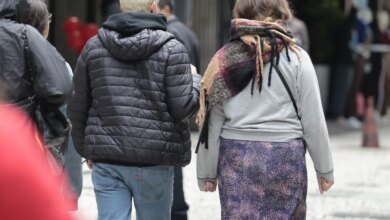 Frente fria associada a ciclone baixa temperatura no Sul do país