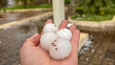 Região Sul tem previsão de chuva e granizo para esta terça-feira