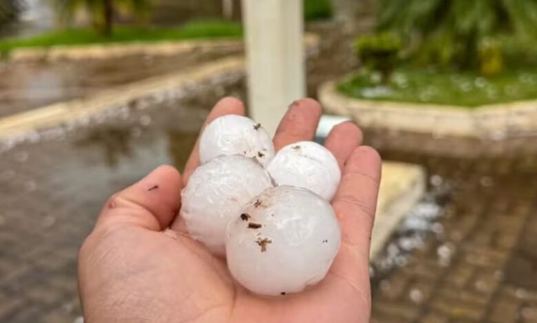 Região Sul tem previsão de chuva e granizo para esta terça-feira