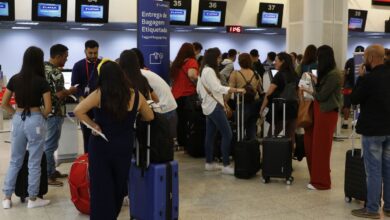 Santos Dumont opera normalmente, após 13 voos cancelados nesta sexta