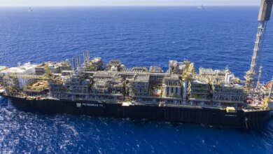 Campo de Búzios, da Petrobras, bate recordes de exportação de gás