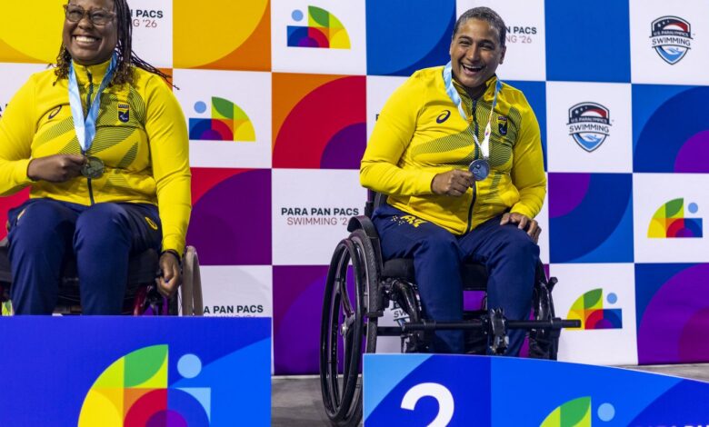Parapan-Pacífico de natação: Brasil estreia com medalhas e recorde