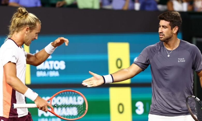 Rafael Matos e Orlando Luz vão à semi de duplas do ATP de Cincinnati