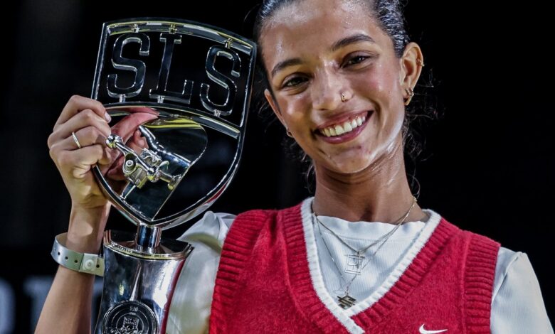Rayssa é campeã da etapa carioca da Liga Internacional de Skate Street