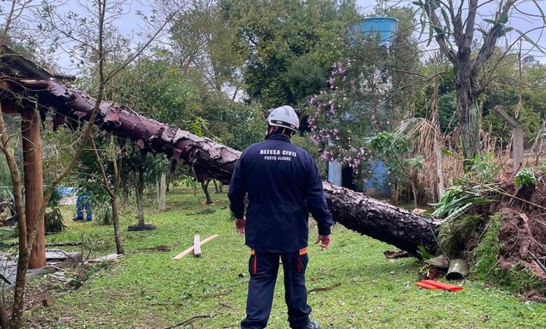 Sul, Sudeste e Centro-Oeste têm alerta para tempestades e vendavais