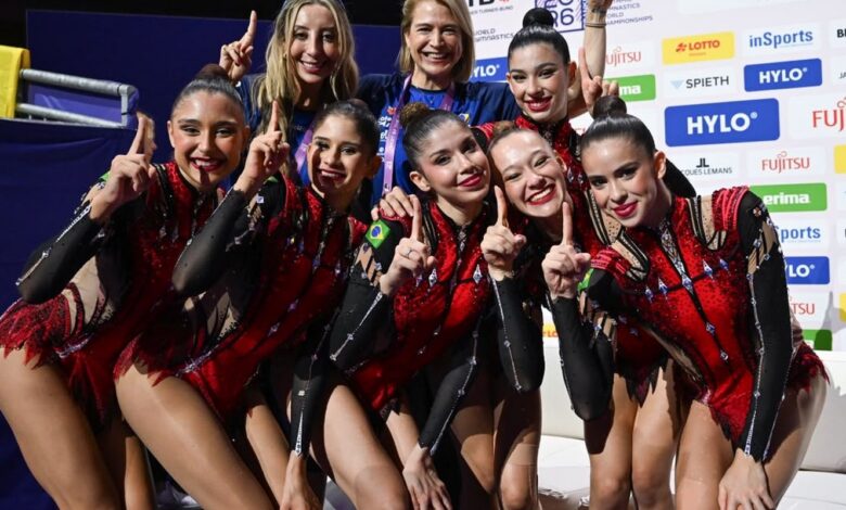 Brasil faz história e leva dois ouros no Mundial de ginástica rítmica