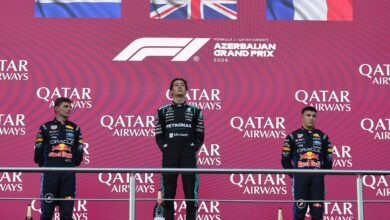 Fórmula 1: Russell supera Verstappen por 0.1s e vence GP do Azerbaijão