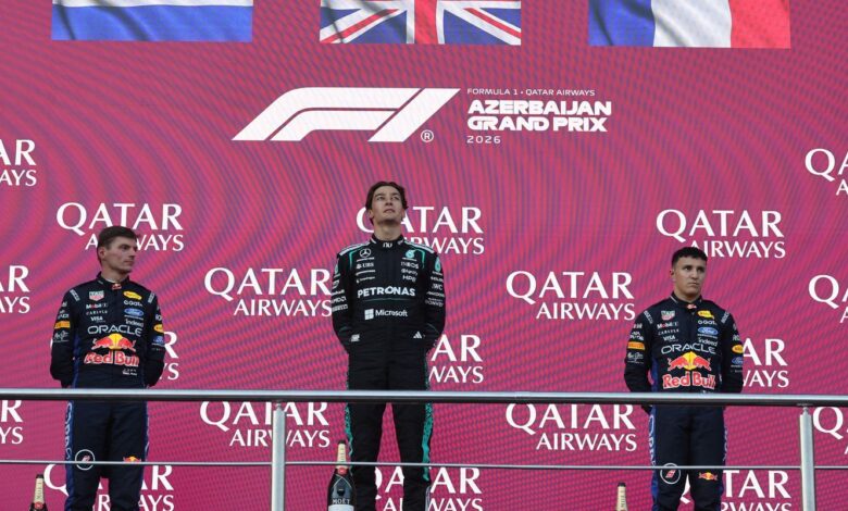 Fórmula 1: Russell supera Verstappen por 0.1s e vence GP do Azerbaijão