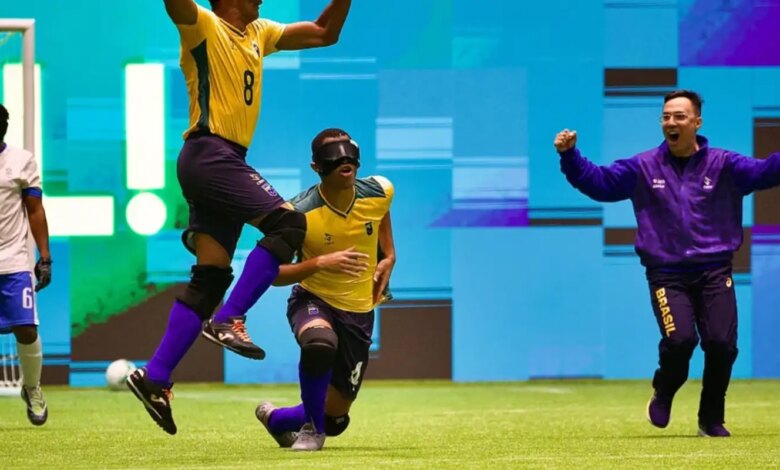 Brasil é hepatcampeão da Copa América de futebol de cegos em SP
