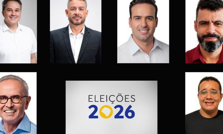 Confira quem são os seis candidatos a governador da Paraíba