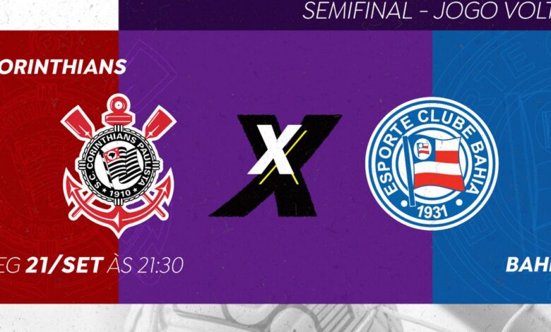 Futebol feminino: TV Brasil exibe Corinthians e Bahia pela semifinal