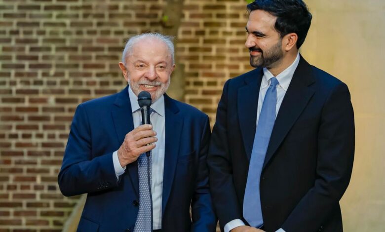 Nos EUA, Lula se reúne com prefeito de Nova York e presidente uruguaio
