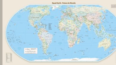 Novo mapa-múndi corrige tamanho da África, América do Sul e Ásia