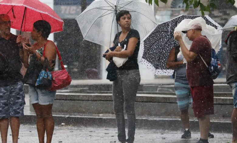 Inmet alerta para tempestades no Sudeste e Sul do país