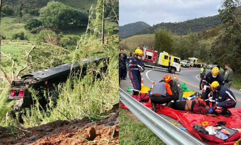 Cinco pessoas morrem em acidente com ônibus no interior de SP