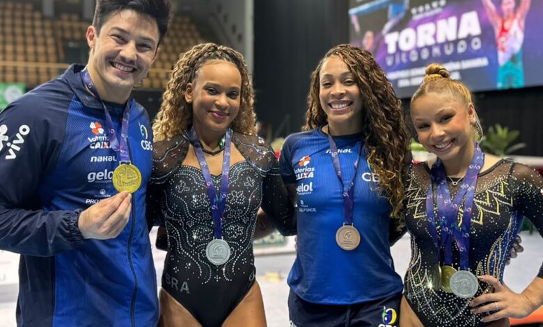 Brasil fecha Copa do Mundo de ginástica com mais cinco pódios