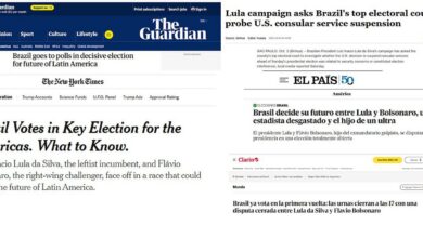 Jornais dizem que voto no Brasil define geopolítica na América Latina